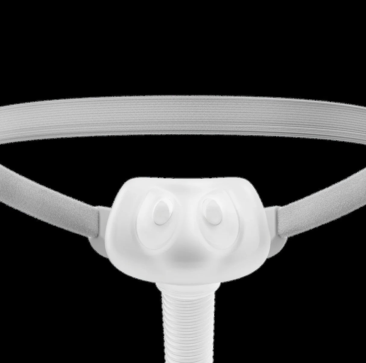Fisher and Paykel Nasal Pillow Solo CPAP Mask shown from the inside view