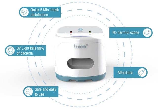 Lumin - UVC Sanitizing System (Mask & Accessories Cleaner)