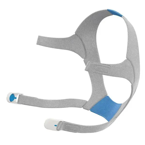 ResMed N20 Nasal mask headgear in blue, for AirTouch and AirFit models with magnetic clips for an easy and secure seal