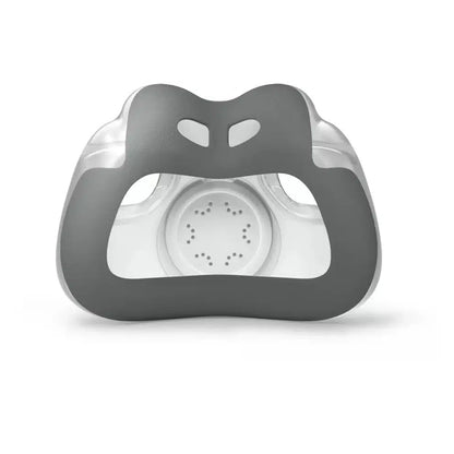 ResMed AirTouch F30i Comfort cushion shown from the rear highlighting the soft, ComfiSoft™ cushion.