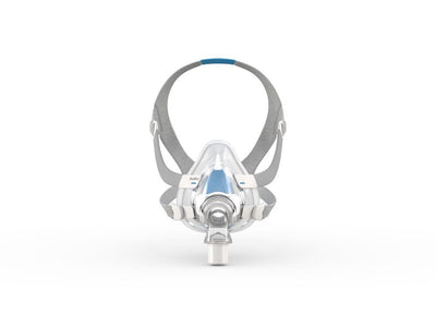 ResMed AirFit F20 full face CPAP mask for an optimal seal at high pressures.