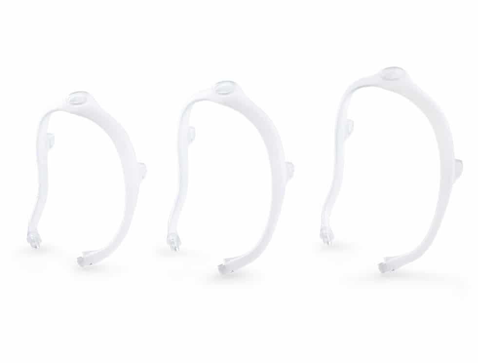 Frame sizes of the Dreamwear nasal cradle mask by Respironics that is compatible with the full-face, nasal cradle and nasal pillows style. 